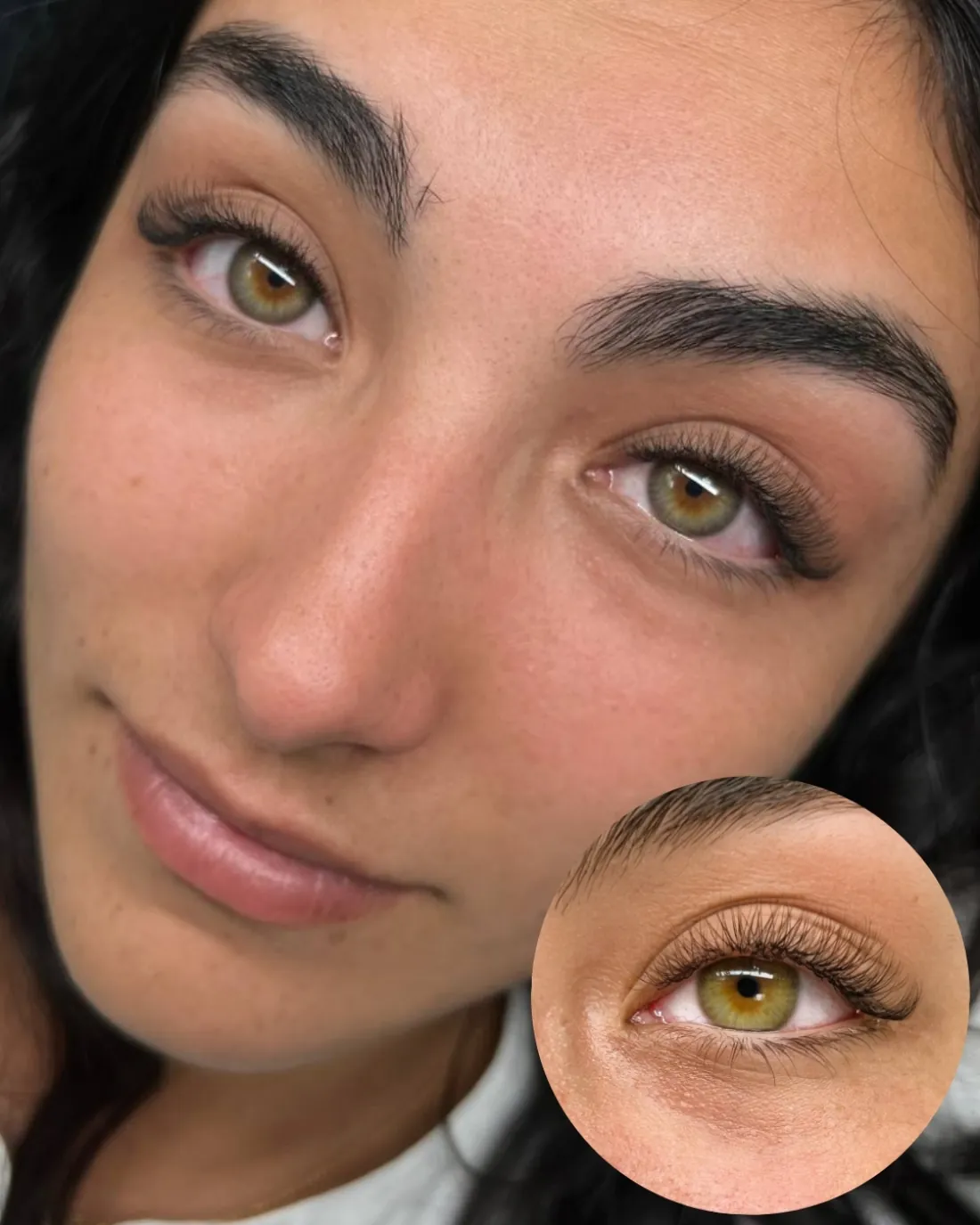 Resultado profesional de diseño de cejas